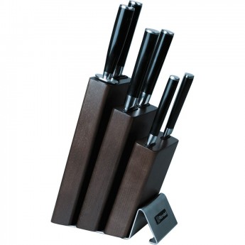 Набор кухонных ножей RONDELL HOLZEN на деревянной подставке RD-453